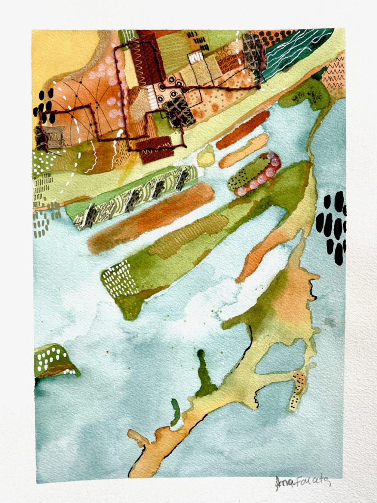 Walking Around a Patchwork Path 2
