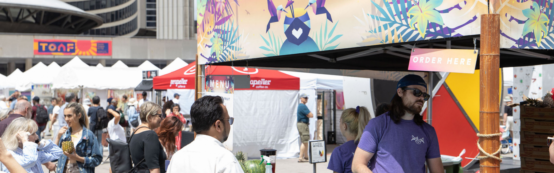 a Food Vendor Toronto Outdoor Art Fair