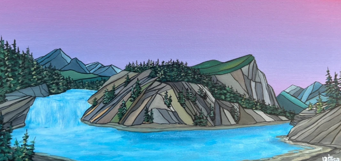 Bow Falls Pano