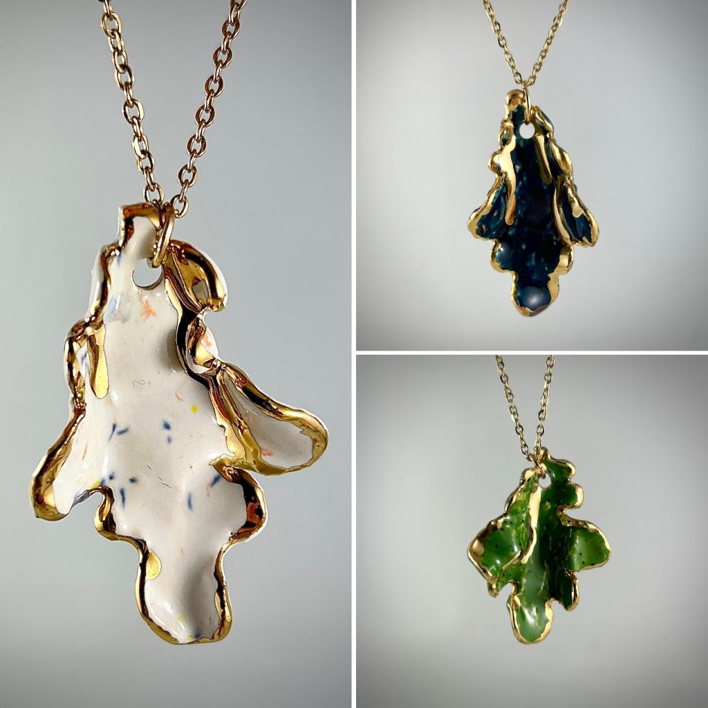 Oak Leaf Pendant - Trio