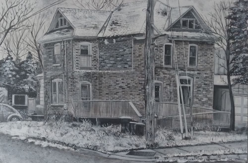 Dilapidated house in Washago, Ontario