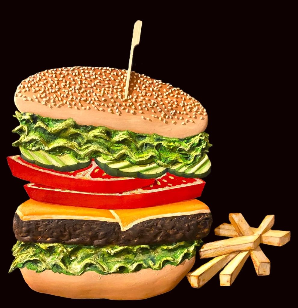 Hamburger &amp; Fries