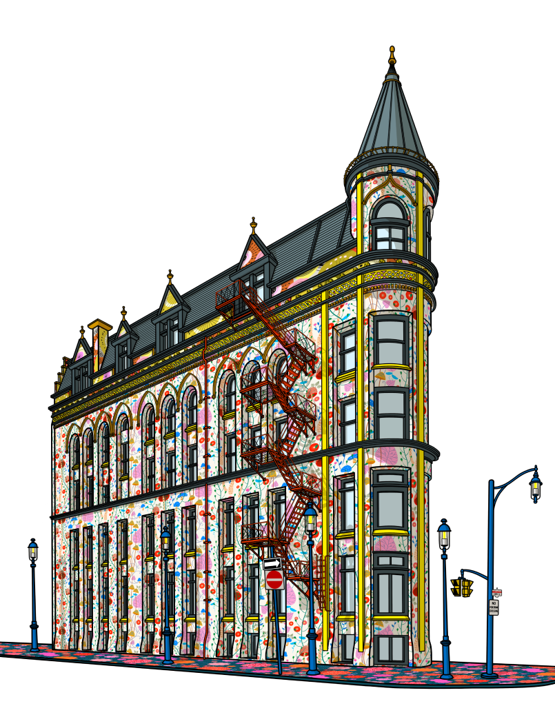 Flat Iron building Toronto