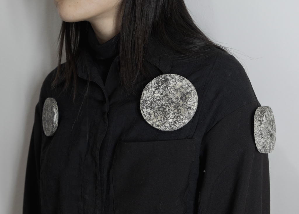 Untitled (dot brooch)