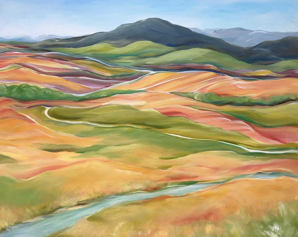 Valley Roads and Stream