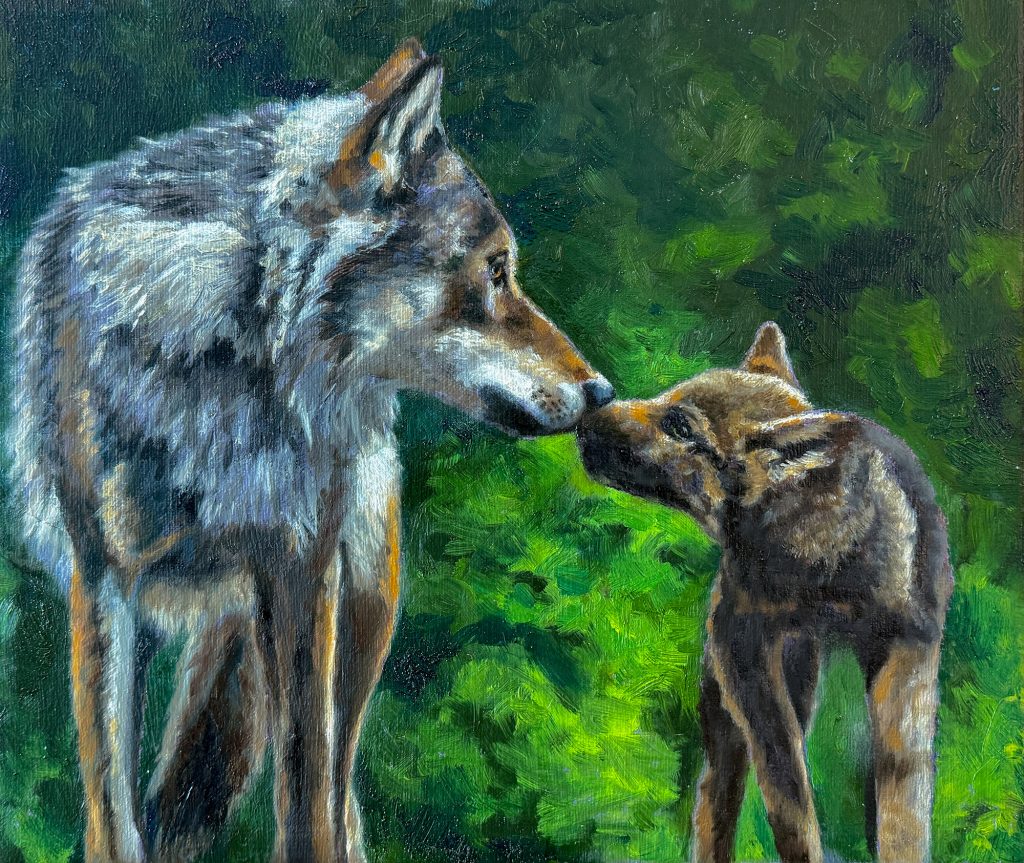 Wolf and Pup