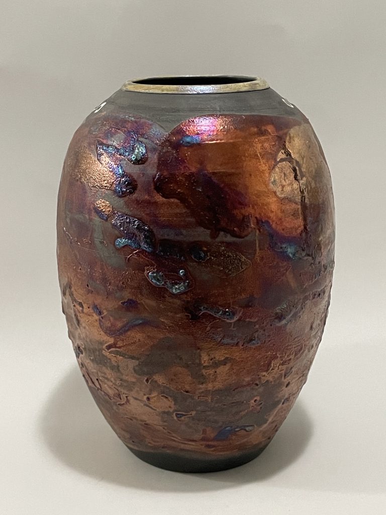 Luster vase tall