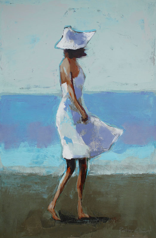Serenity by the Shore, framed