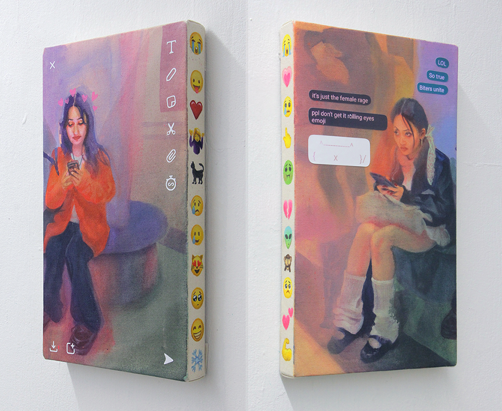 Siren Sisters: Biters Unite and Heart Filter (Diptych)