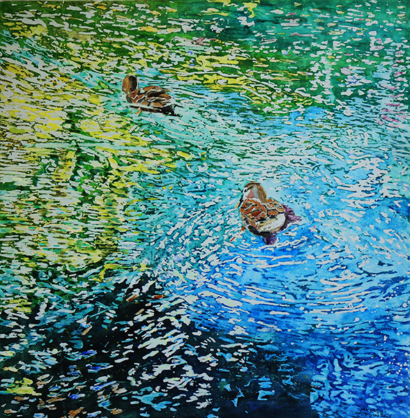 summer water pattern flows
