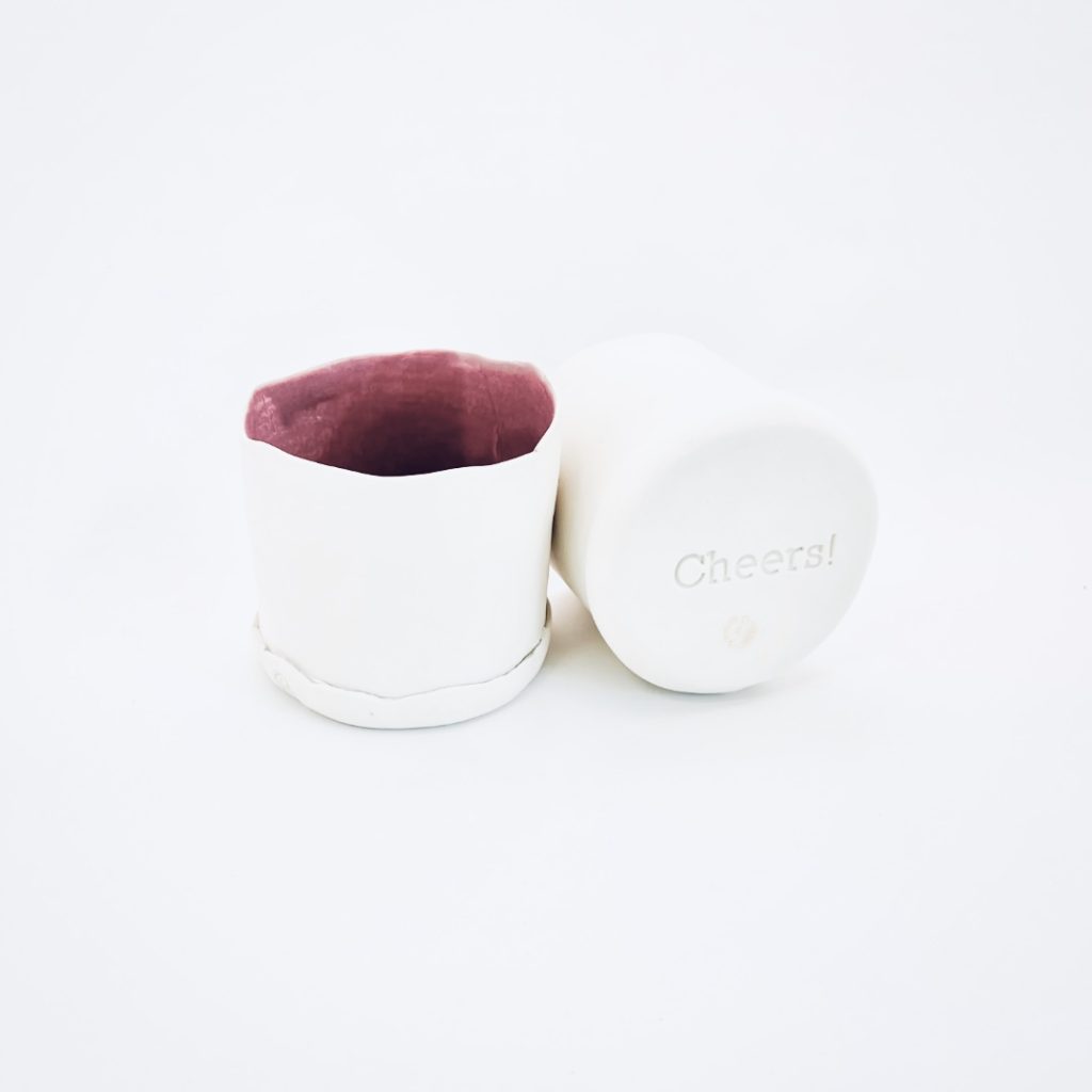 Burgundy Cheers! Tumbler