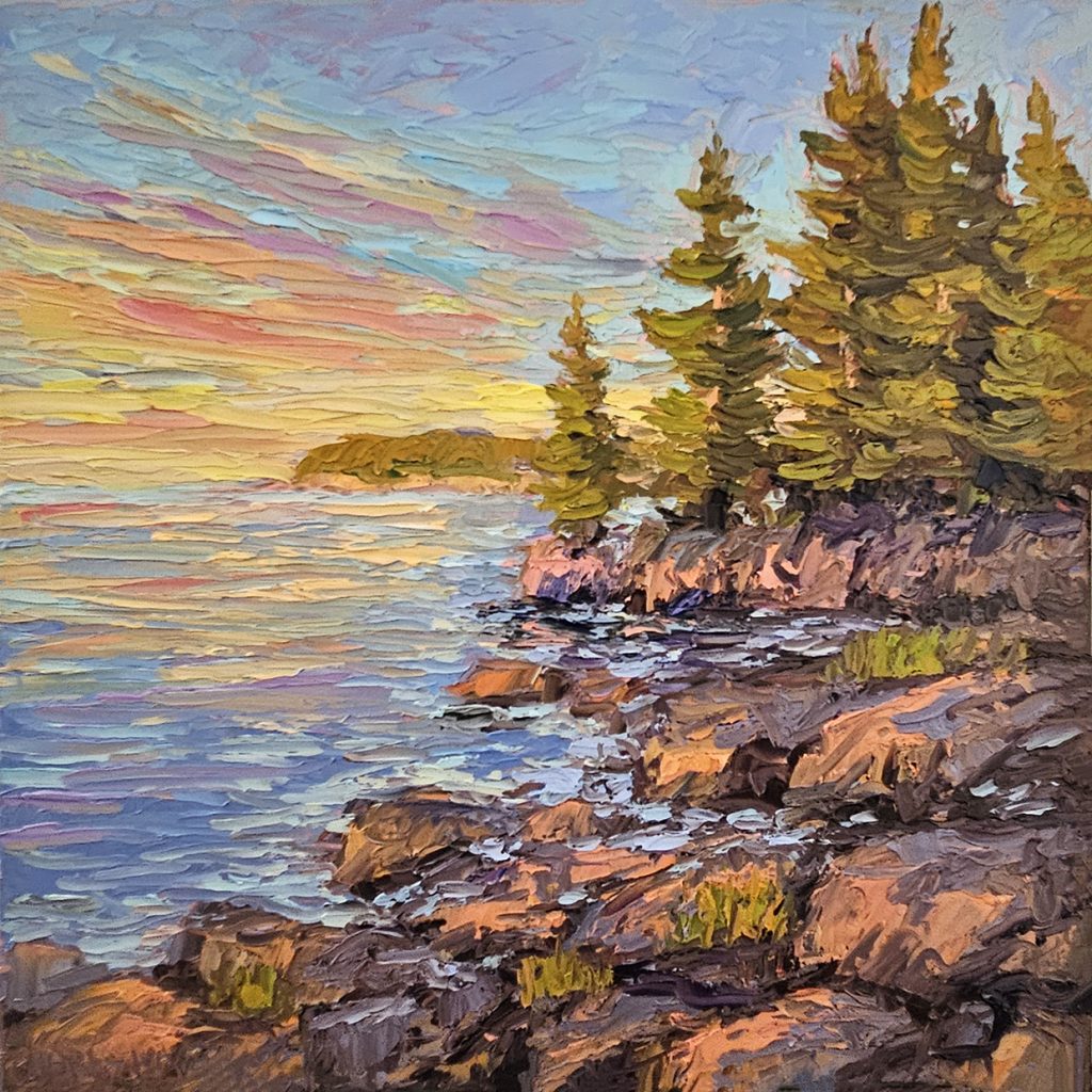 Sunset on Rugged Trail