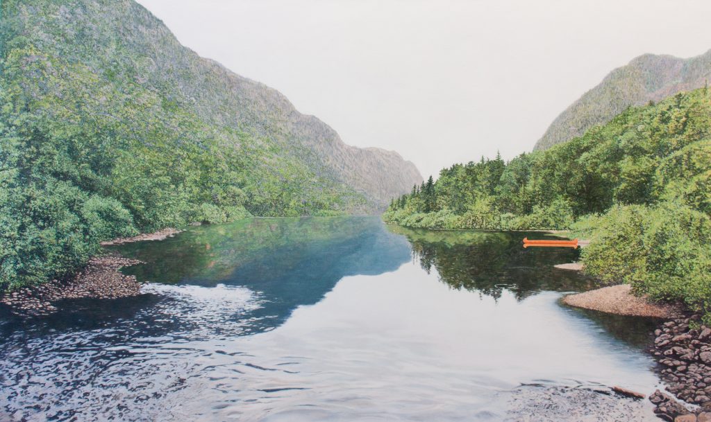 Montagnes, rivière et brume (Parc National de la Jacques-Cartier, QC)