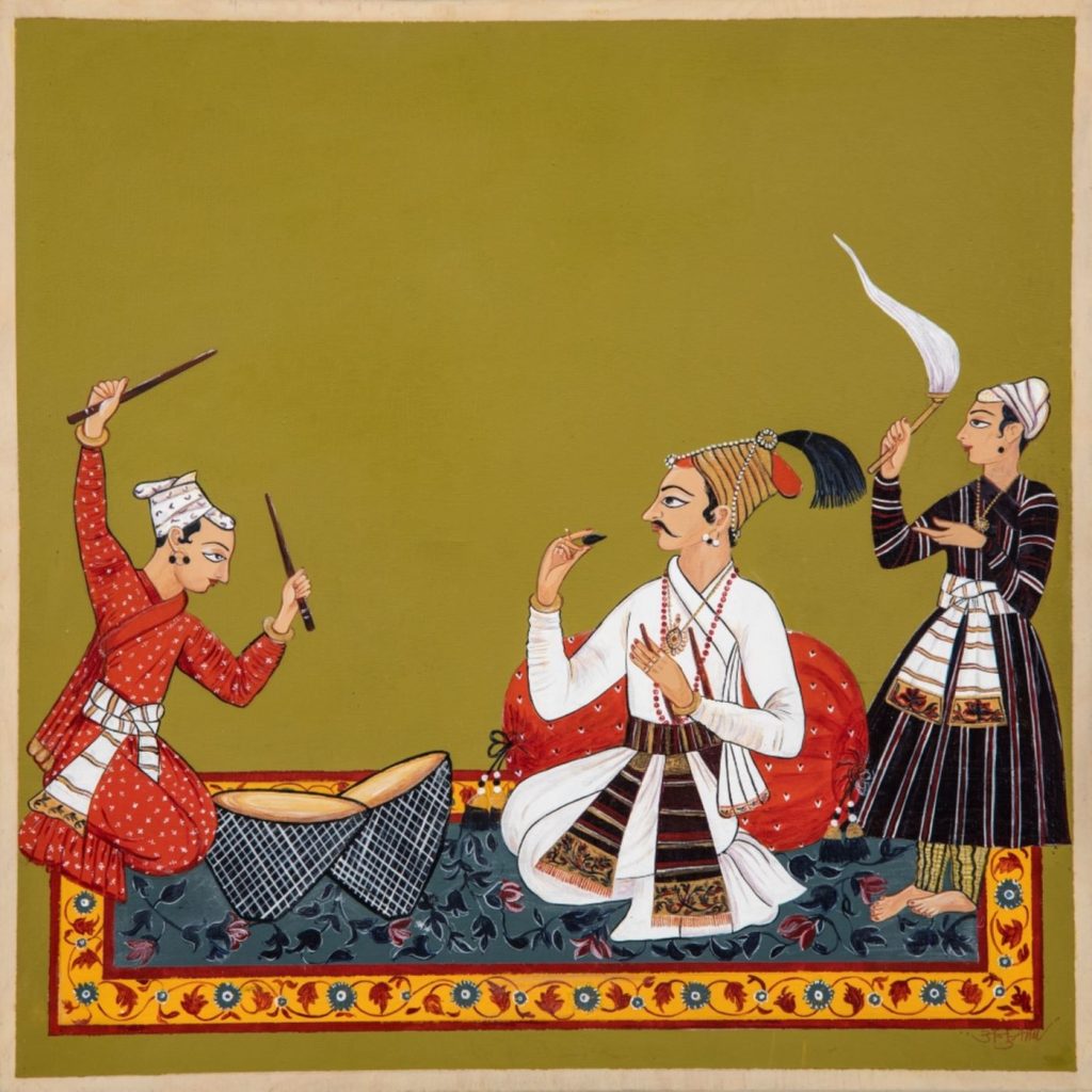 Hill Chieftain And His Drummer
