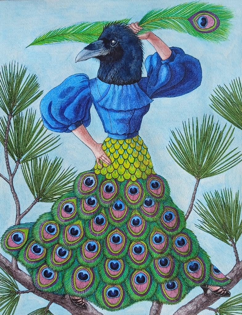 Raven in Borrowed Feathers