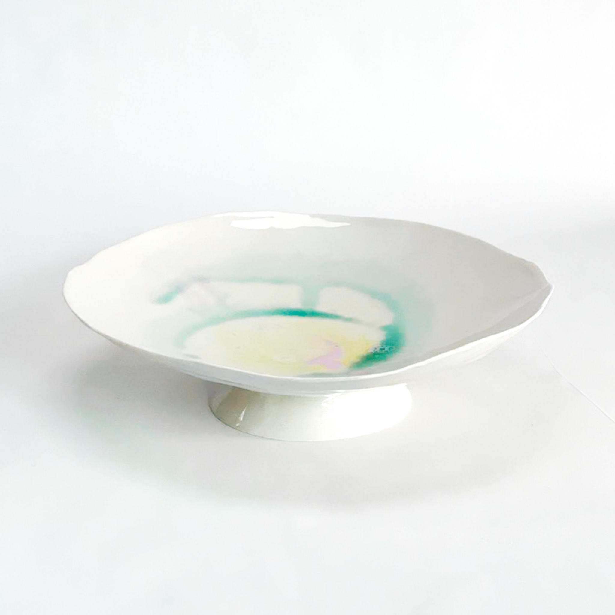Shell Plate on thrown foot