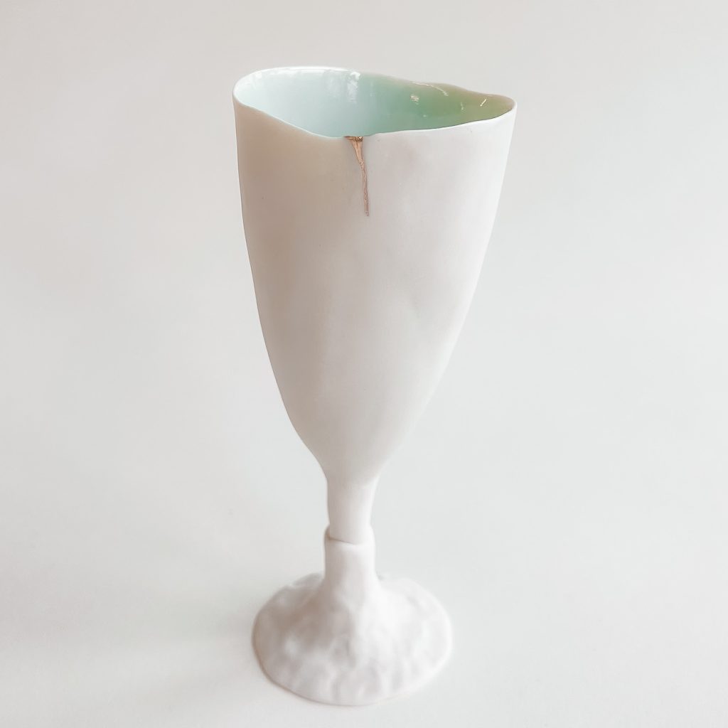 Want to be kinsugi champagne goblet