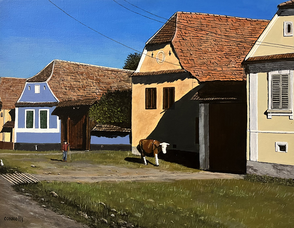 Cow in Viscri