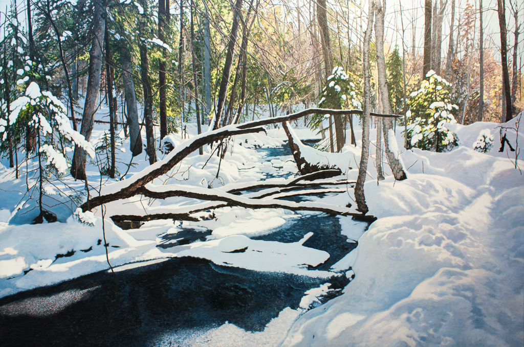 La rivière au printemps (Charlesbourg, QC)
