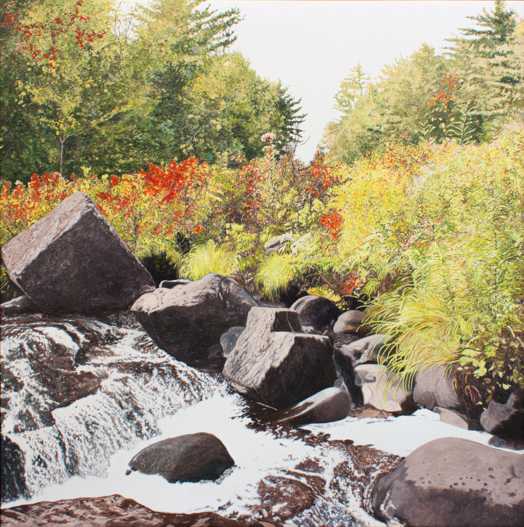 Quelques pas après la chute (Parc des Chutes Monte-à-Peine-et-des-Dalles, QC)