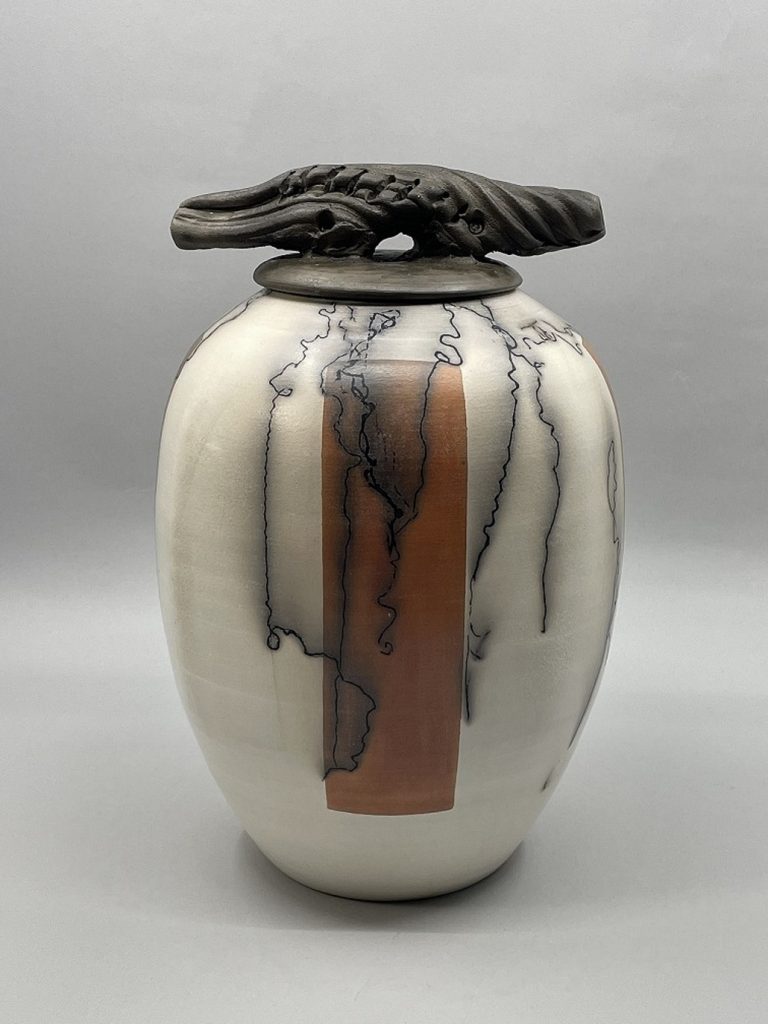 Horsehair cover jar
