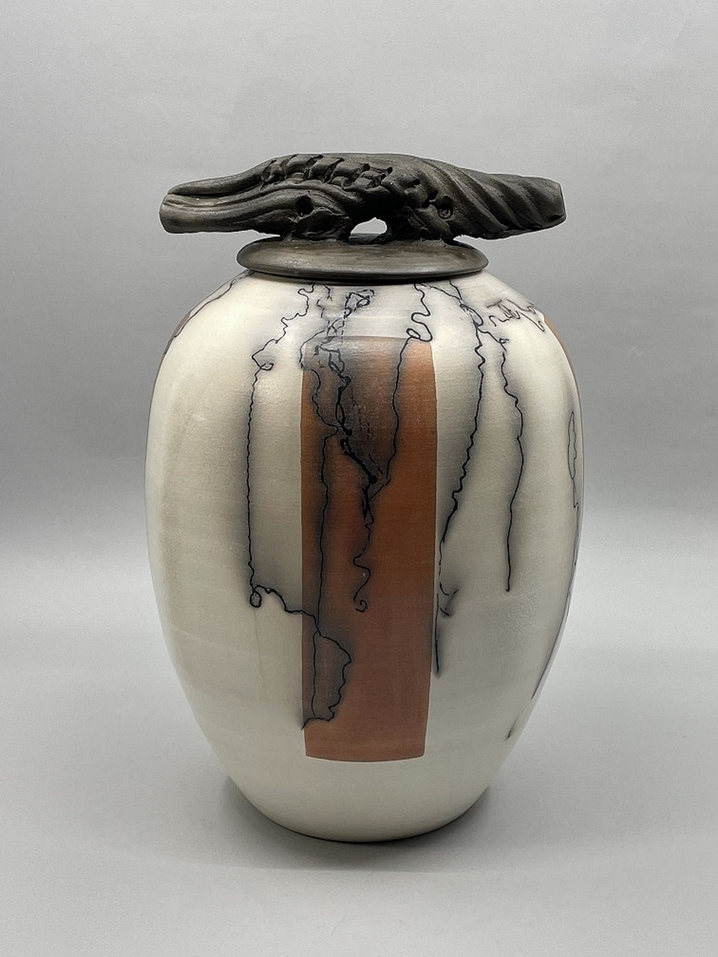 Horsehair cover jar