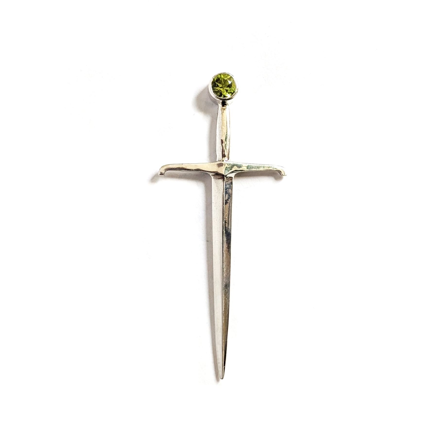 Peridot Longsword Brooch