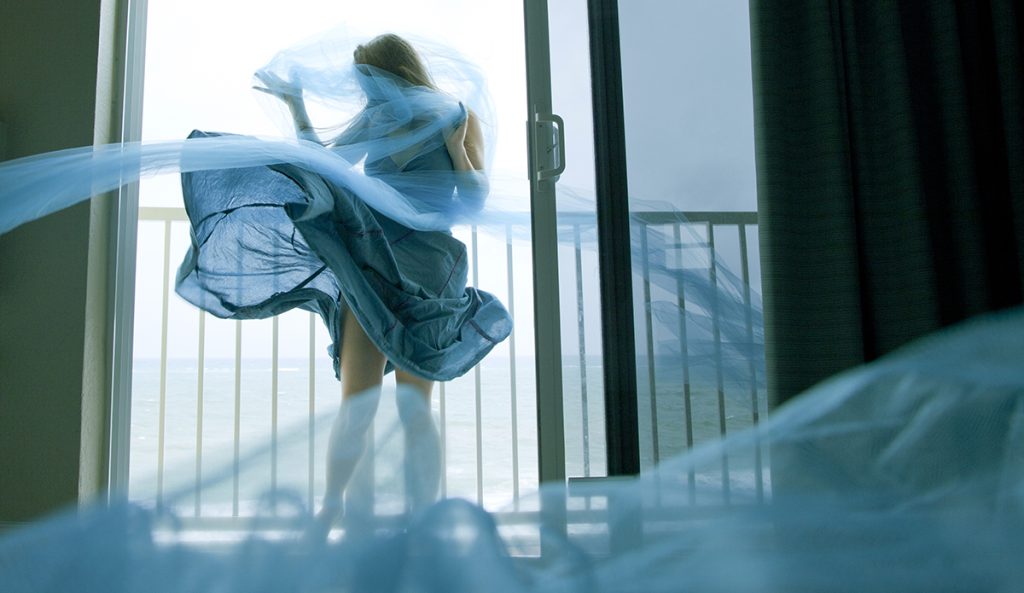 Tangled by Sandy Winds. Blue