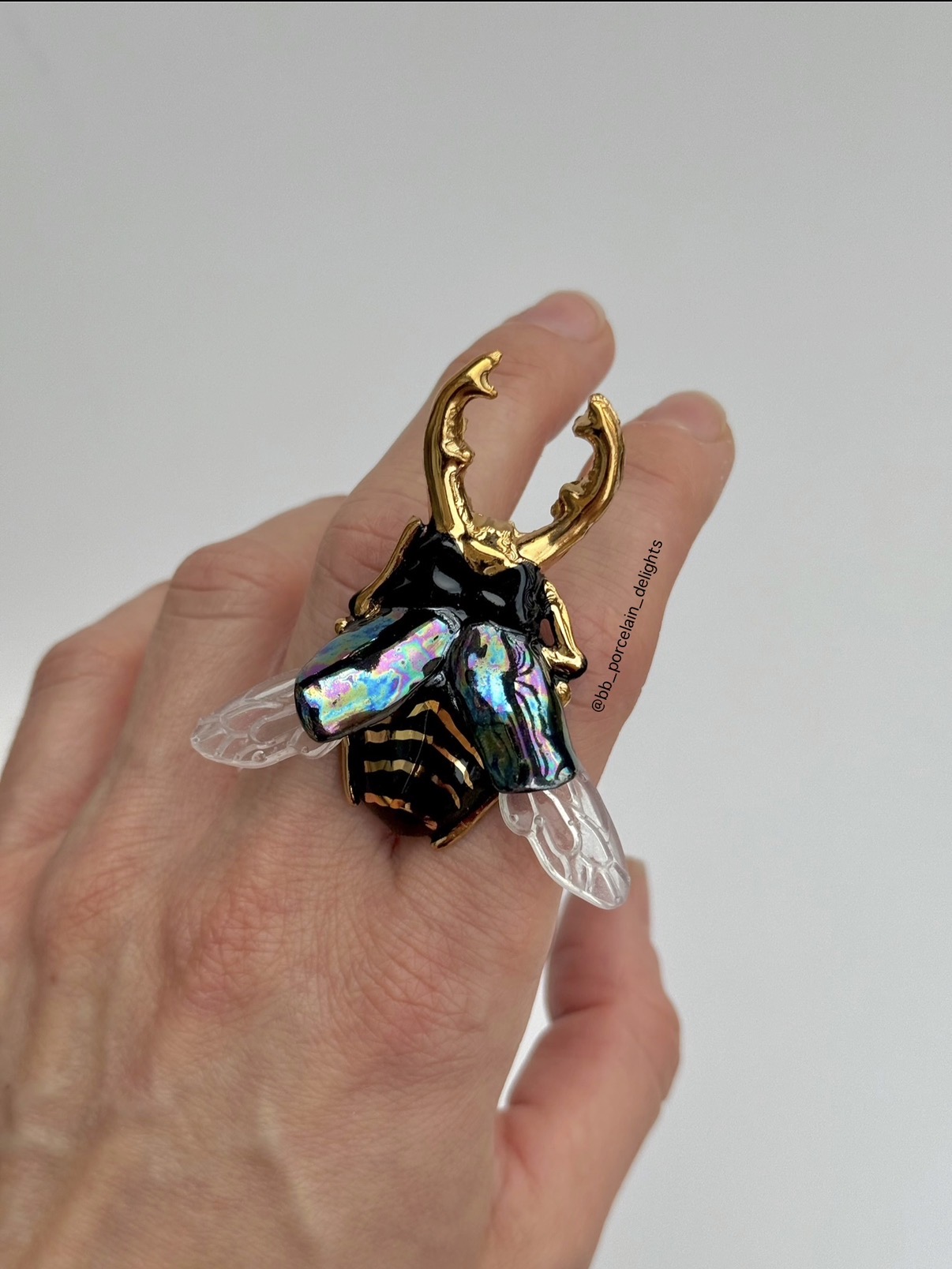 Flying Beetle Pin