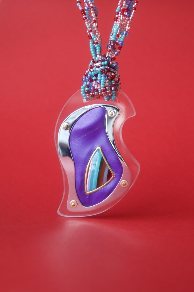 Purple Flame Pendant