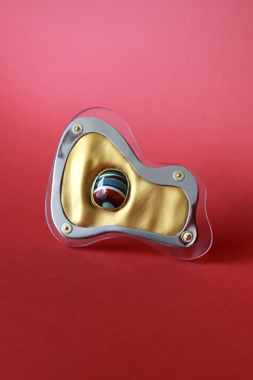 Liquid Gold Brooch