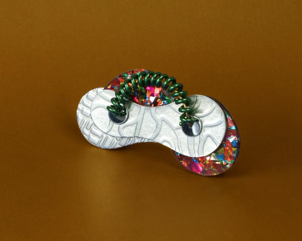 Structures at Play Brooch