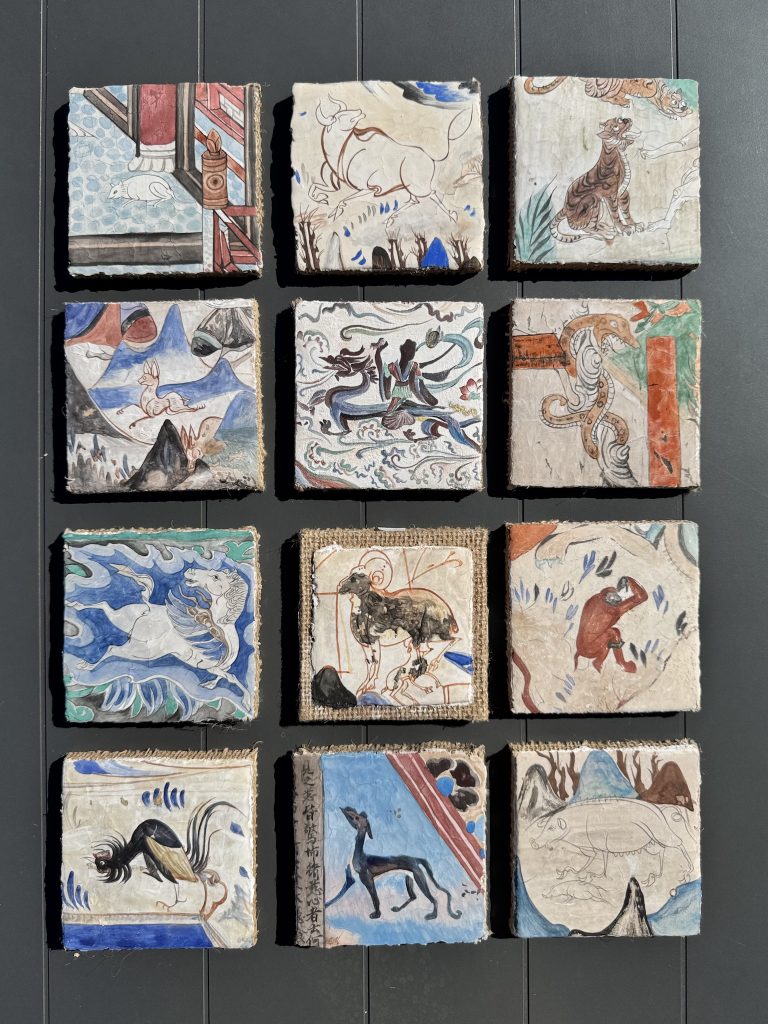 Zodiac Animals (12 pieces, measured each below)