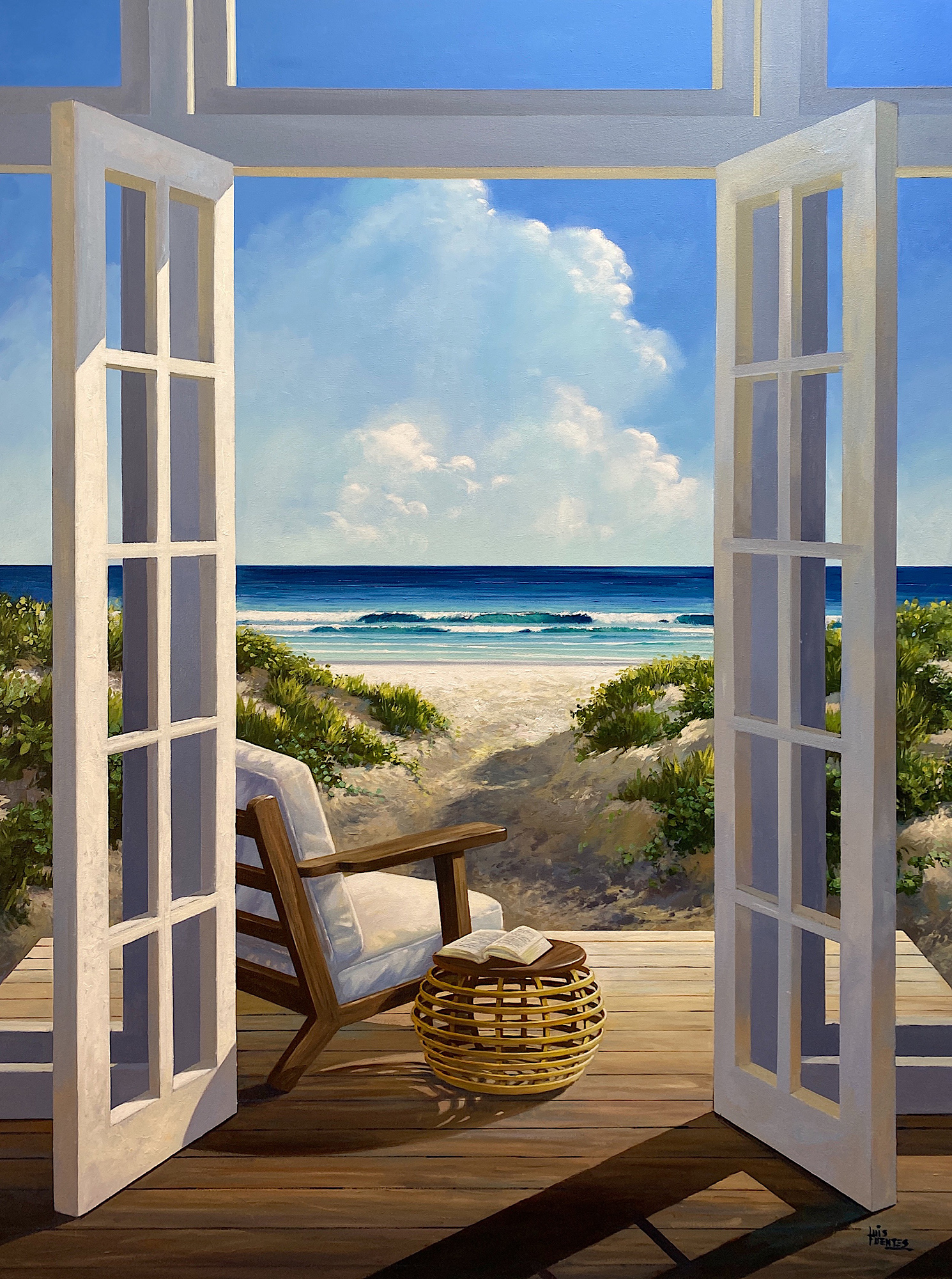To the beach