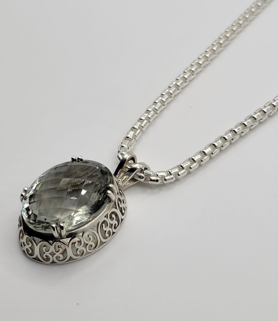 Garnet Ornate Necklace