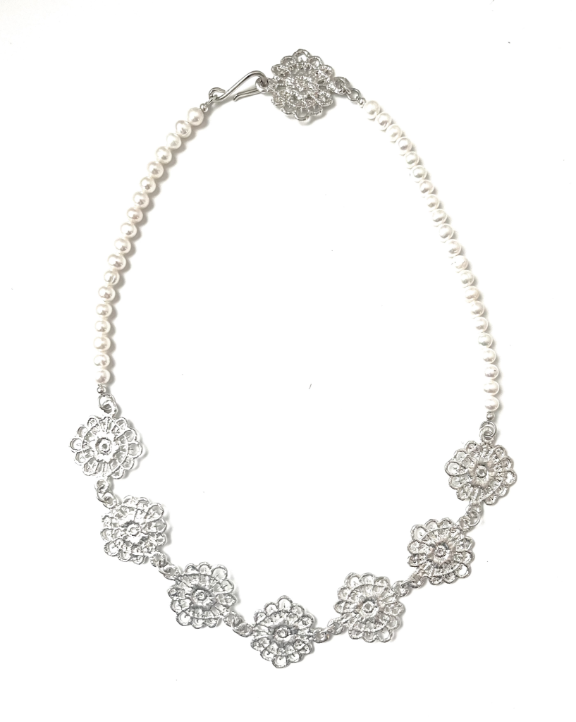 Schiffli Circlet Necklace