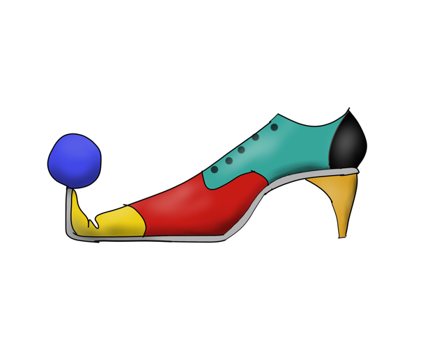 Shoe multi colour