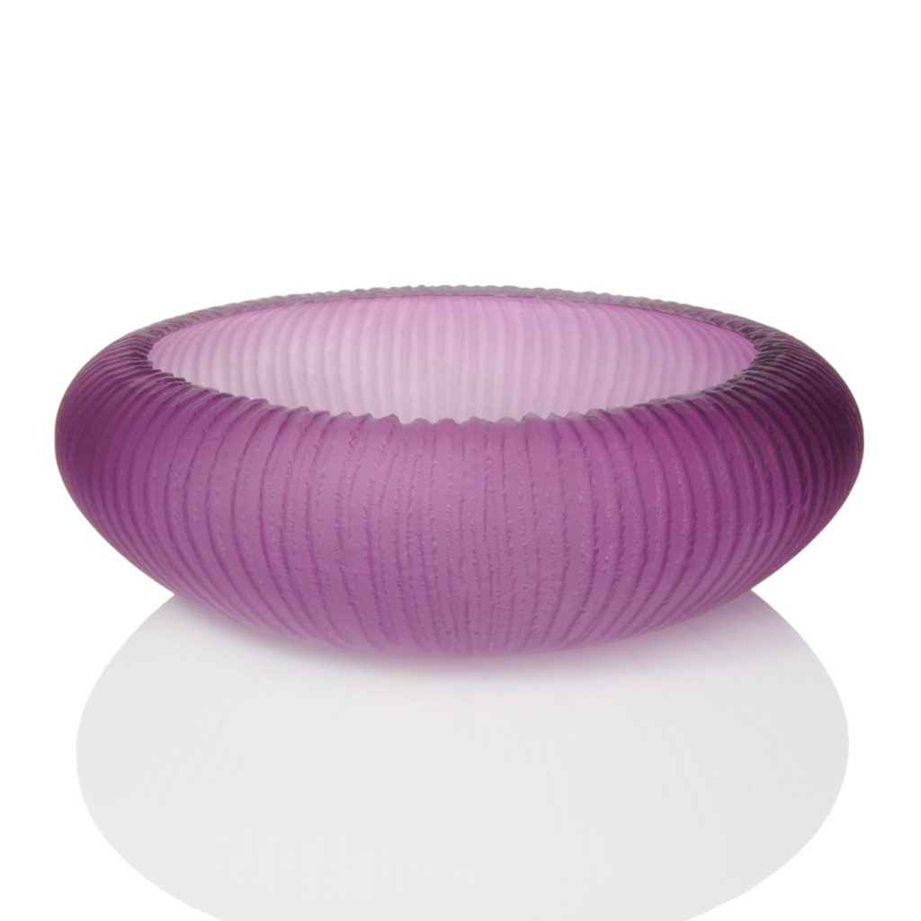 Violet Shallow Bowl