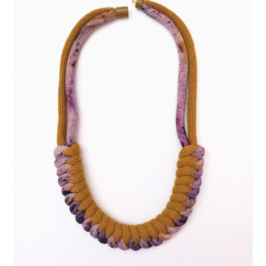 EMILY Snake Knot Multi colour necklace