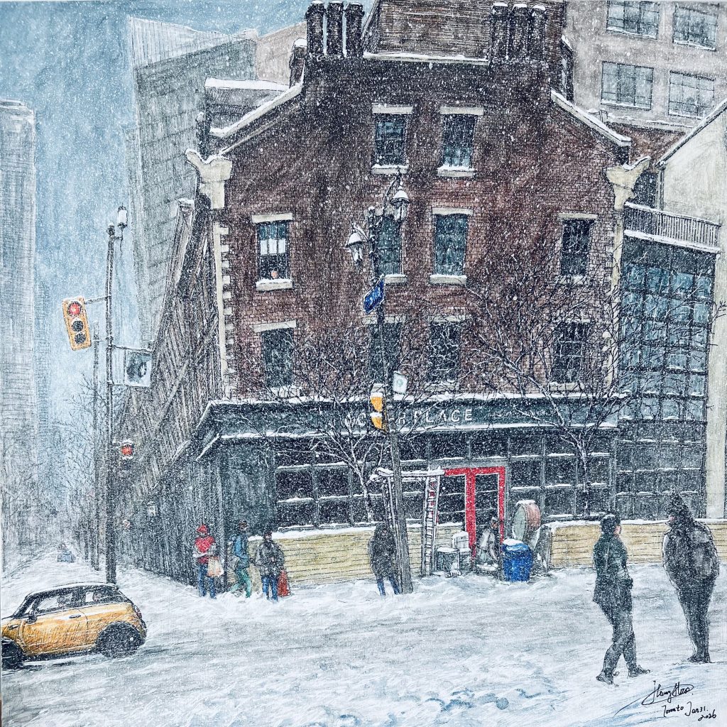 Embracing the Snowfall