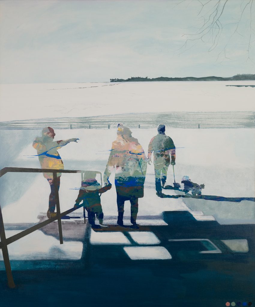 Warmth at Frozen Lake