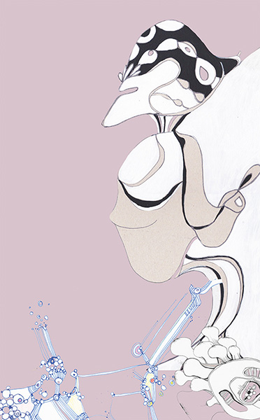 A rider in the storm