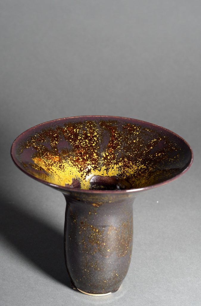 Gold dust in my Tenmoku vase