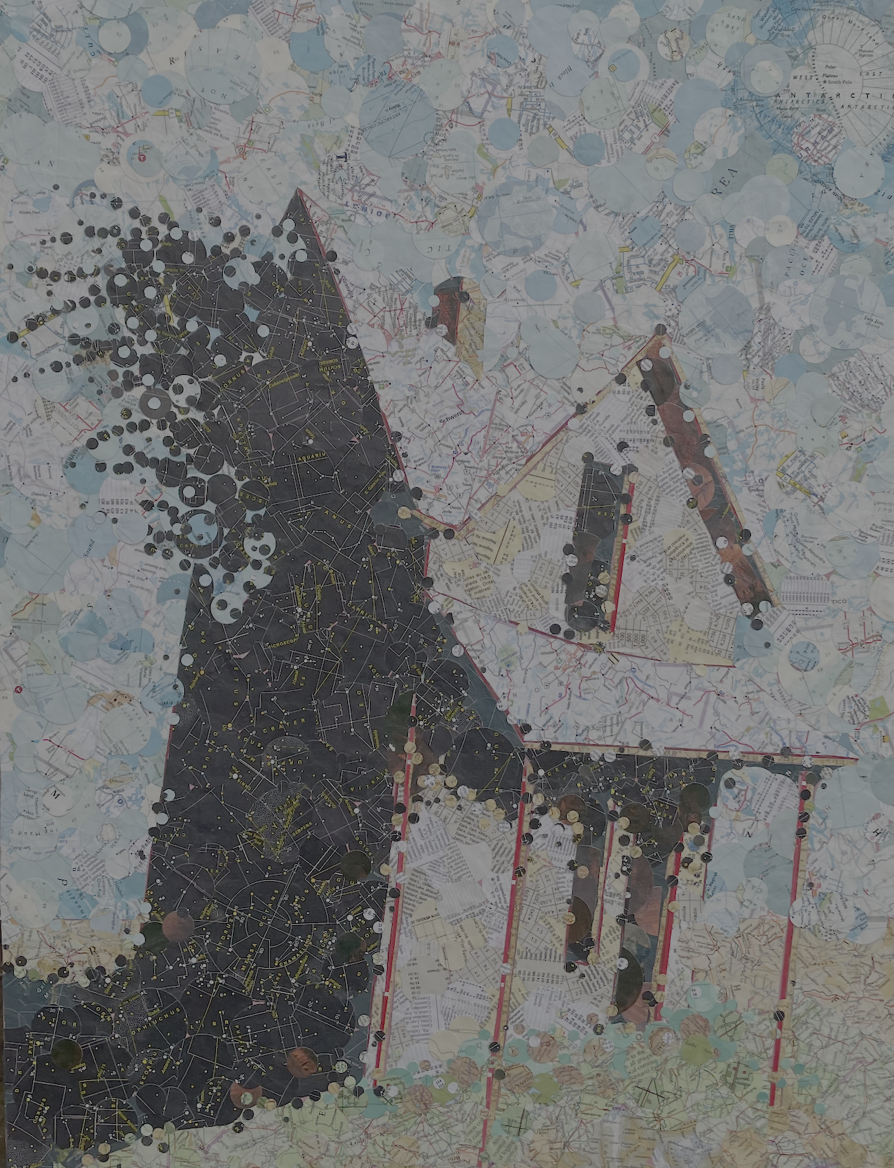 surreal abstract of a house
