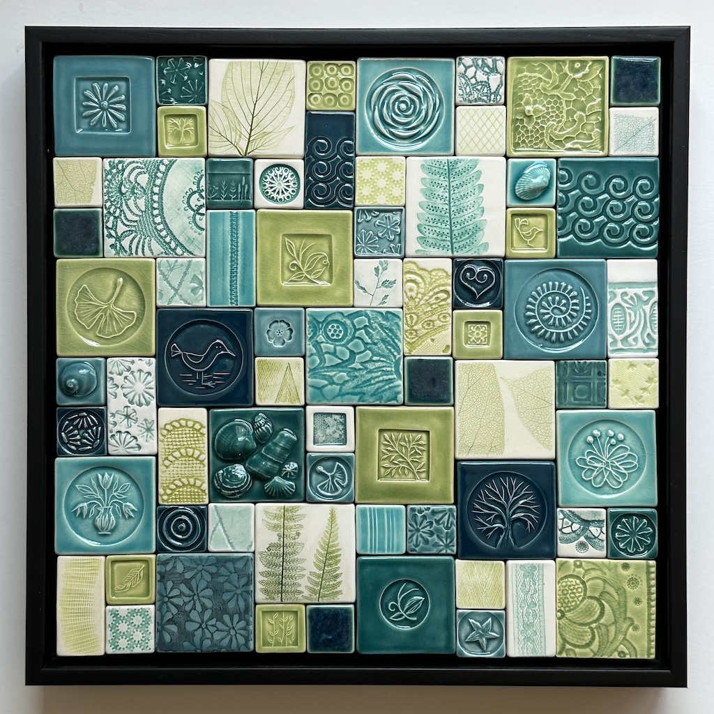 TILE QUILT 1 by Rhonda Uppington