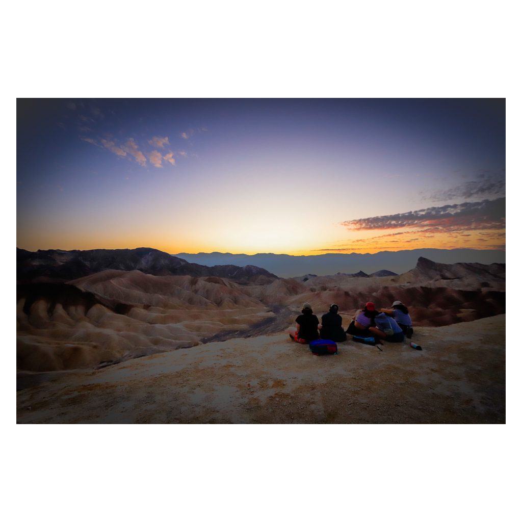 Sunset at Zabriskie Point