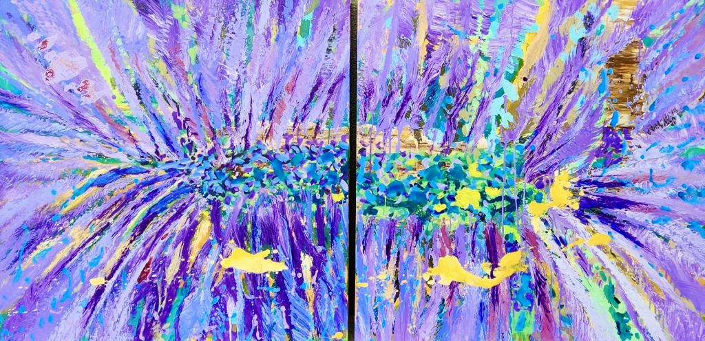 Untiled diptych - work number 1125