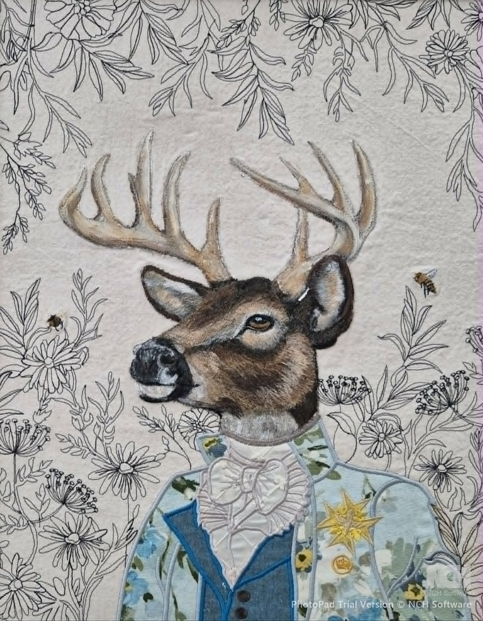 Deer with Bees