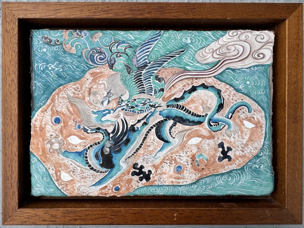 The Golden-Winged Bird Battles the Venomous Dragon 金翅鸟斗毒龙