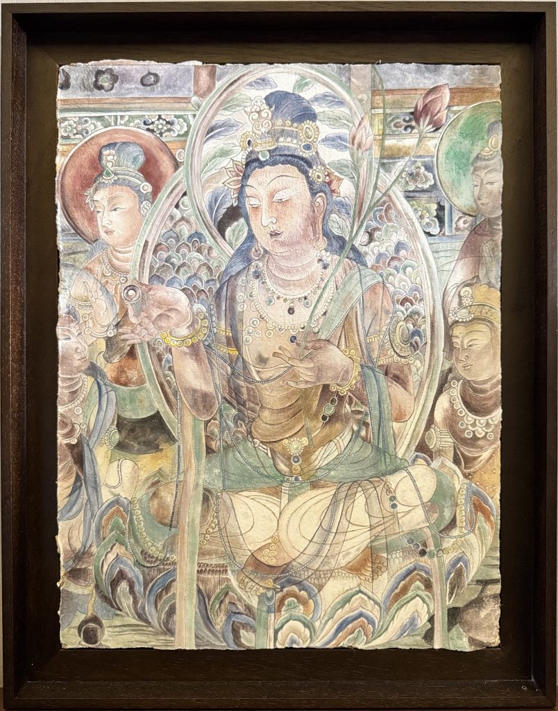 Guanyin Listening to the Dharma 观音听法图
